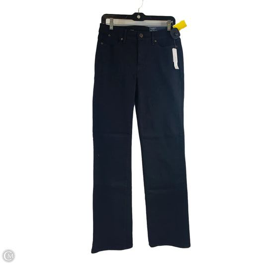 Jeans Boot Cut By Talbots In Black Denim, Size: 4