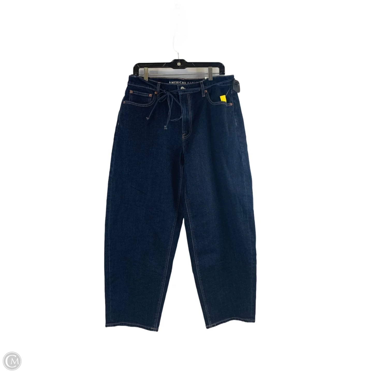 Jeans Wide Leg By American Eagle In Blue Denim, Size: 12