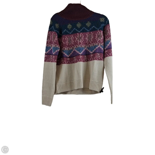 Sweater By Carve Designs In Cream & Pink, Size: S