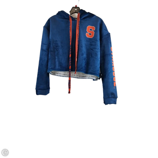 Athletic Fleece By Clothes Mentor In Blue & Orange, Size: S
