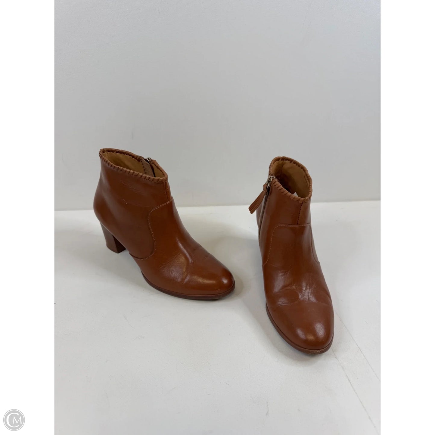 Boots Ankle Heels By Jack Rogers In Tan, Size: 8