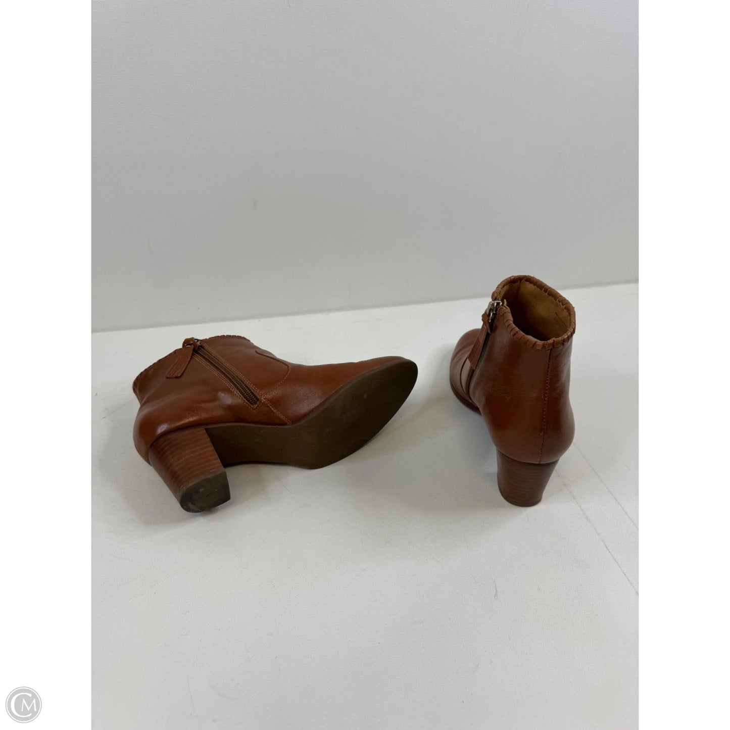 Boots Ankle Heels By Jack Rogers In Tan, Size: 8