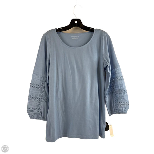 Top Long Sleeve By Talbots In Blue, Size: S