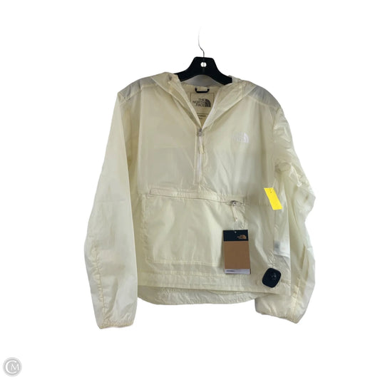Jacket Windbreaker By The North Face In Ivory, Size: S