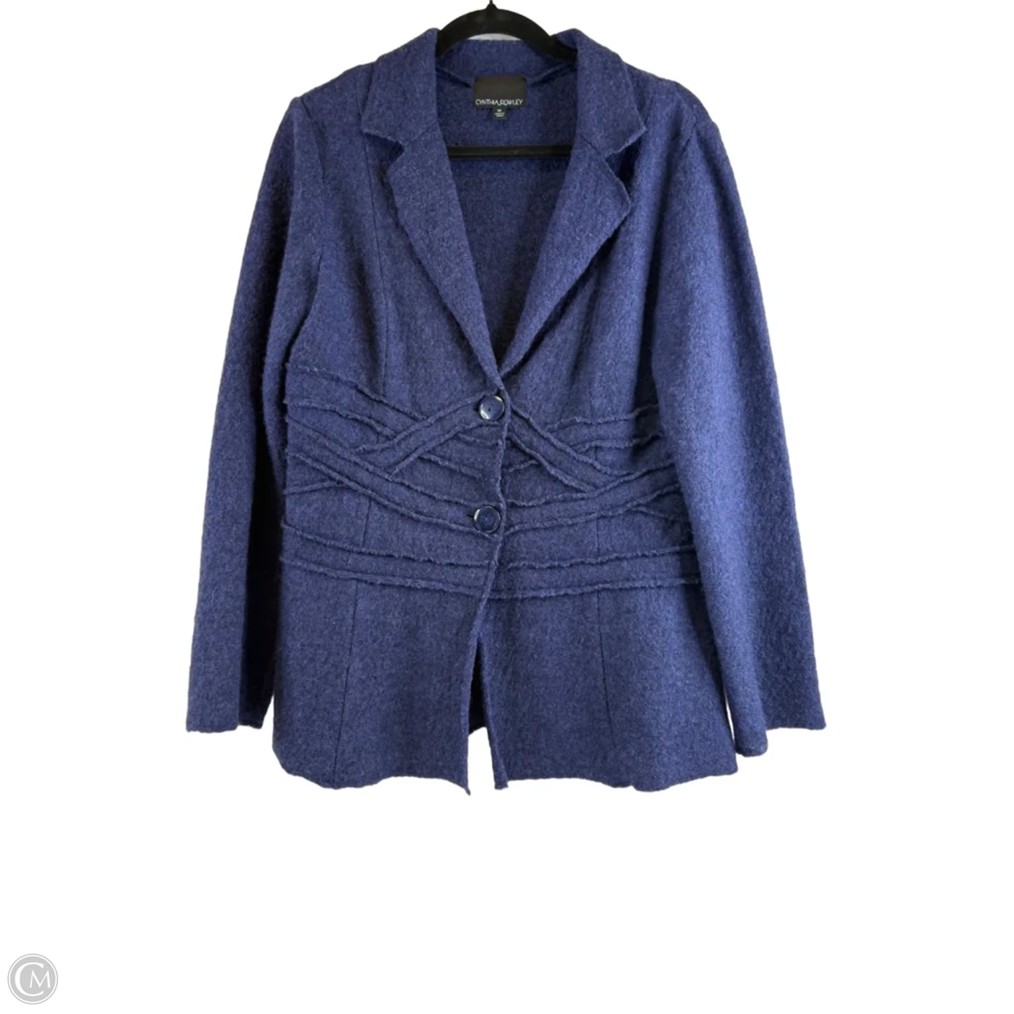 Blazer By Cynthia Rowley In Purple, Size: M