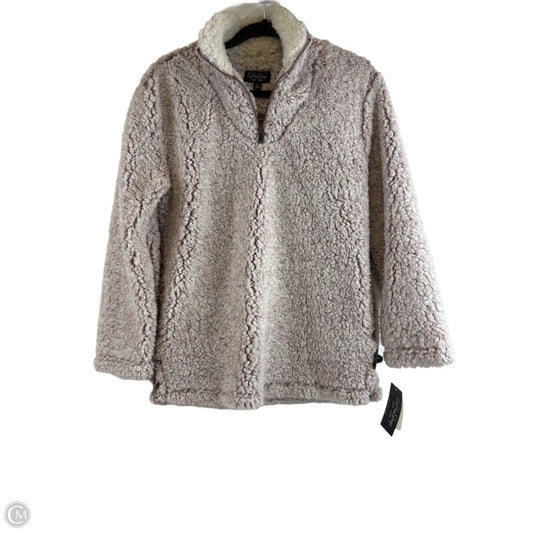Jacket Fleece By Coffee Shop In Pink, Size: S