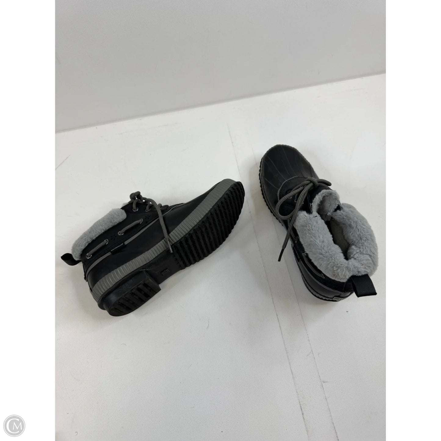 Boots Rain By Jbu By Jambu In Black & Grey, Size: 8