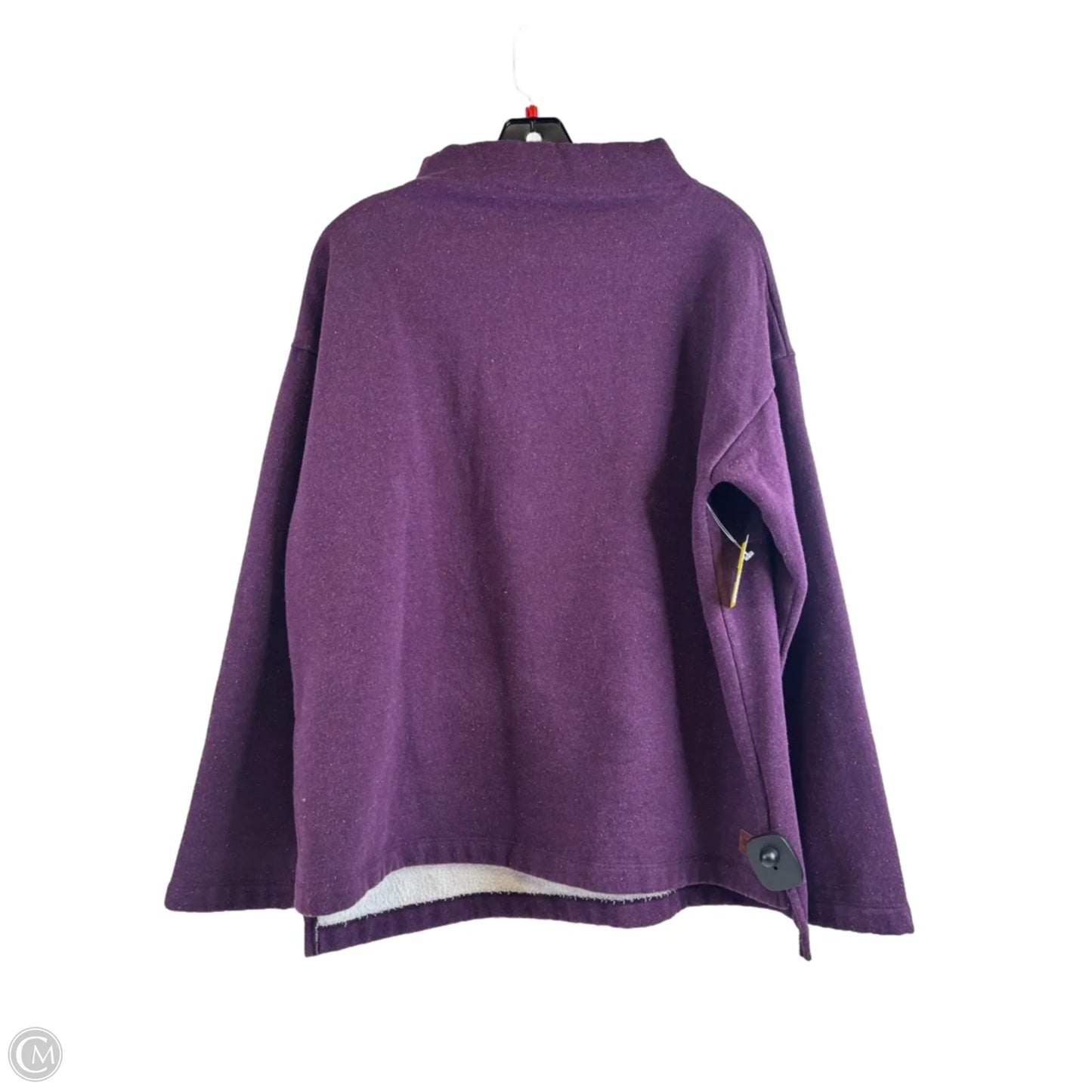 Sweatshirt Collar By L.l. Bean In Purple, Size: L