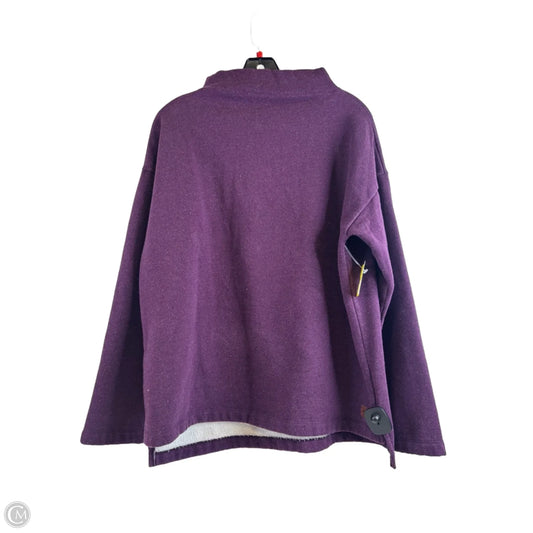 Sweatshirt Collar By L.l. Bean In Purple, Size: L