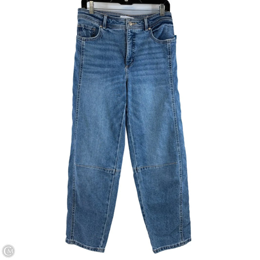 Jeans Straight By Loft In Blue Denim, Size: 2