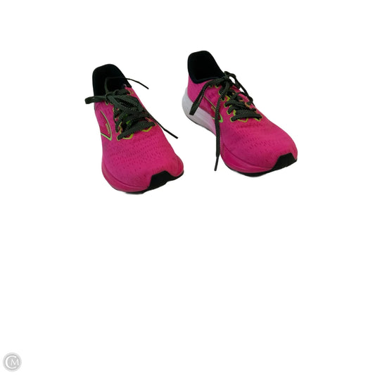 Shoes Athletic By Brooks In Green & Pink, Size: 7