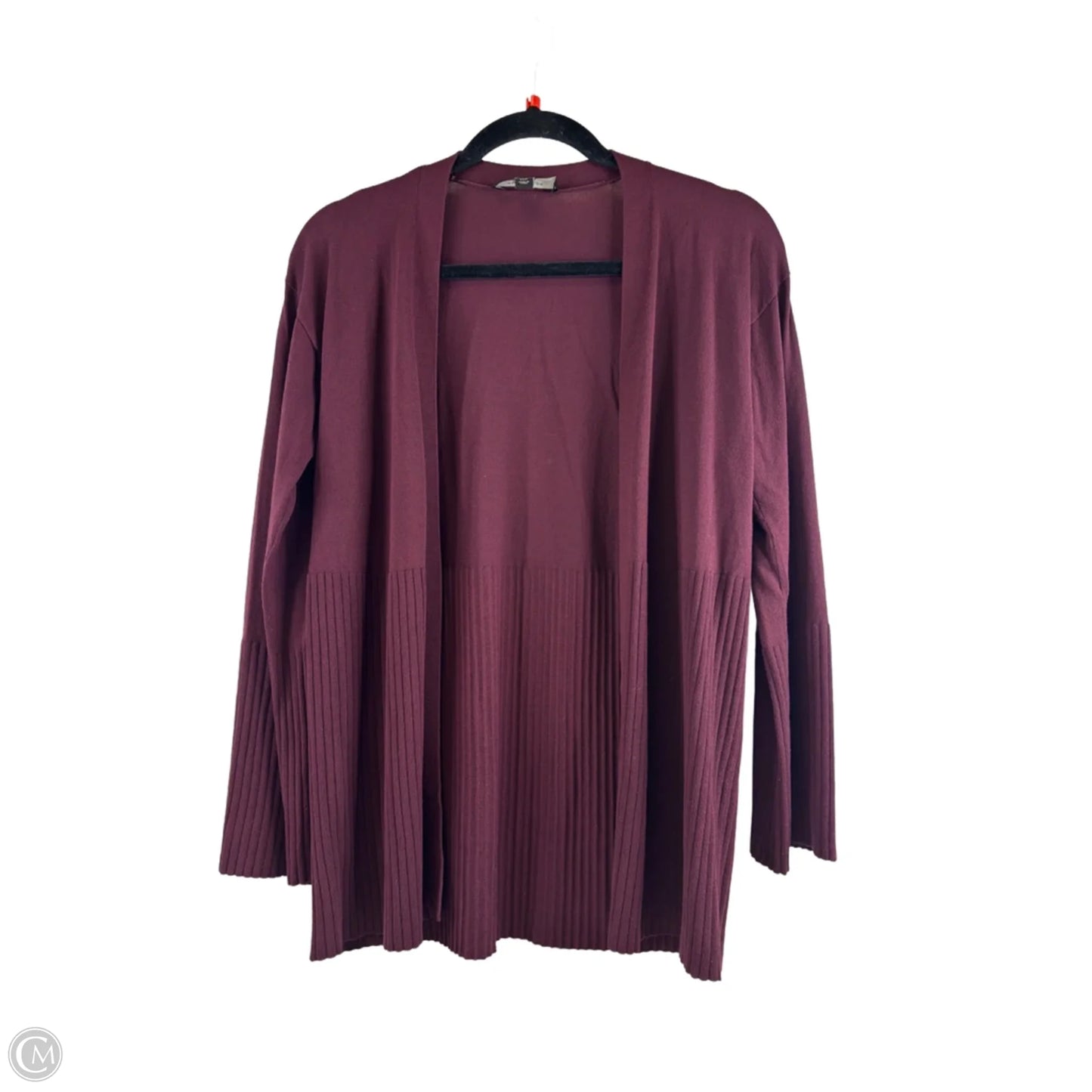 Cardigan By Ann Taylor In Maroon, Size: Xxsp