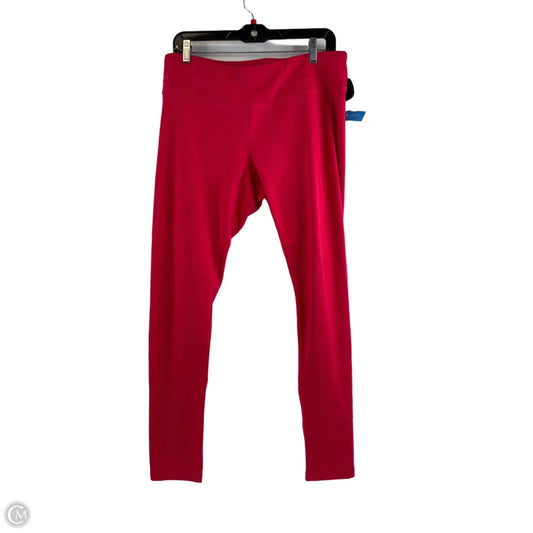 Athletic Leggings By The North Face In Red, Size: Xl