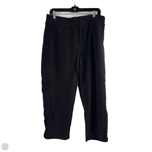 Athletic Pants By Talbots In Black, Size: L