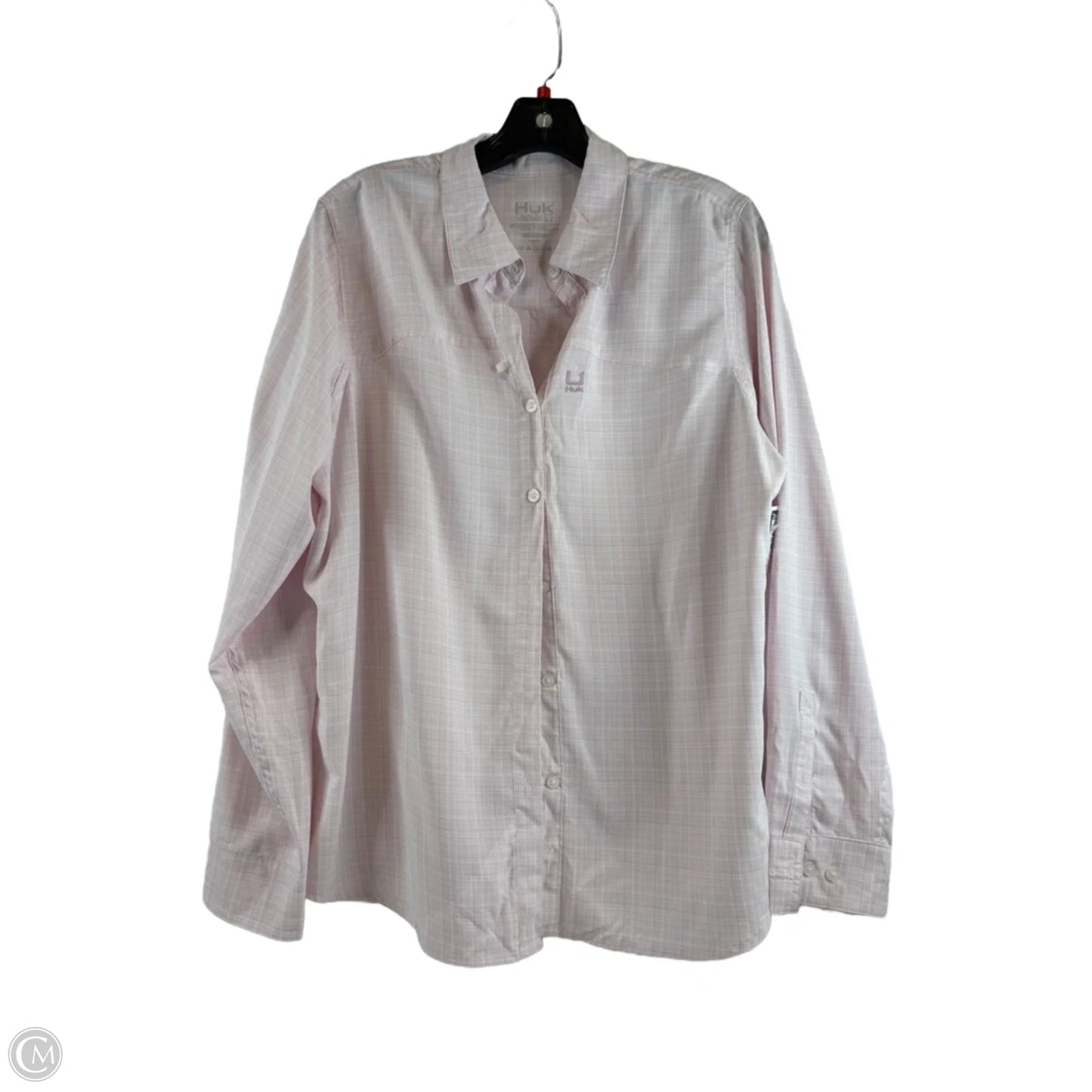 Top Long Sleeve By Clothes Mentor In Pink, Size: L