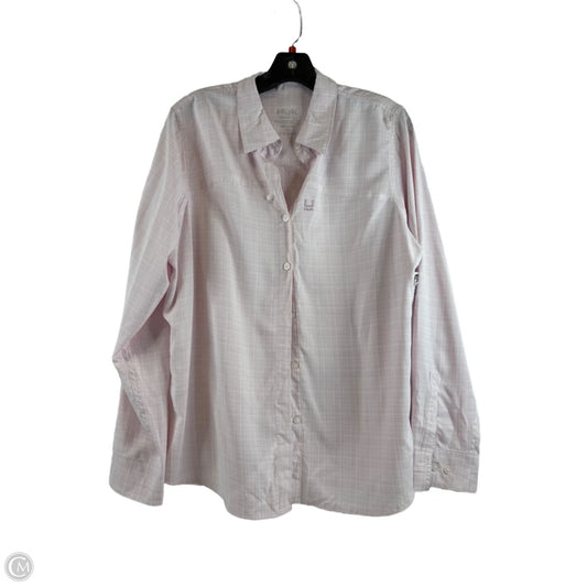 Top Long Sleeve By Clothes Mentor In Pink, Size: L