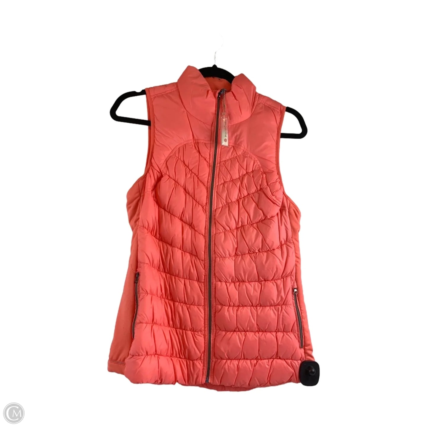 Vest Puffer & Quilted By Tangerine In Orange, Size: S