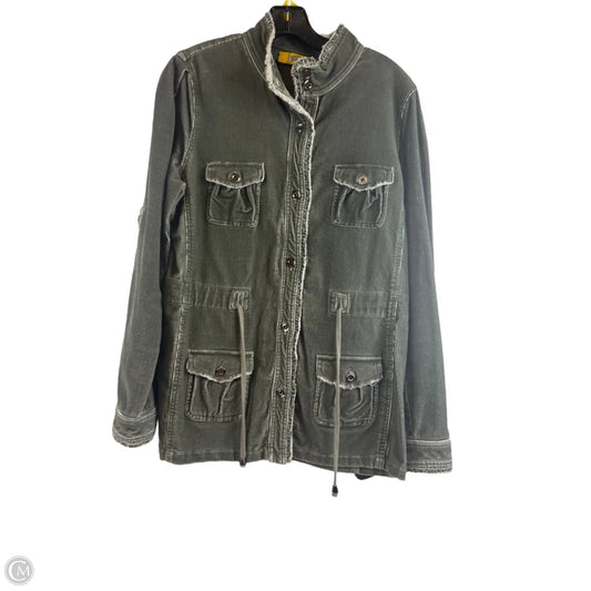 Jacket Utility By Clothes Mentor In Green, Size: M