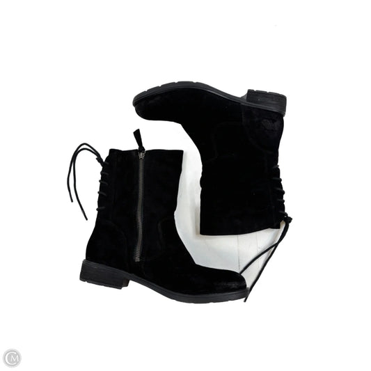Boots Ankle Heels By Sofft In Black, Size: 8.5