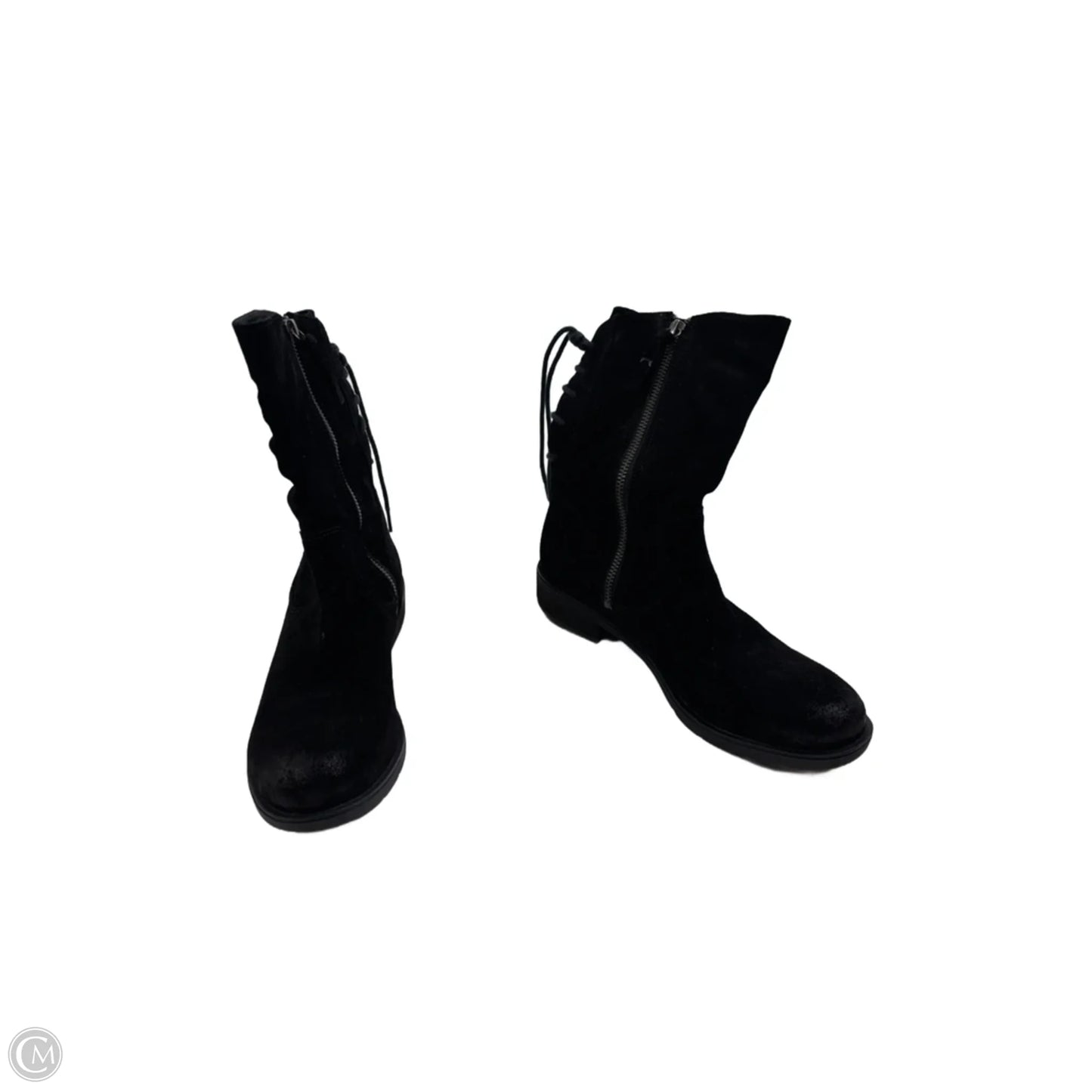 Boots Ankle Heels By Sofft In Black, Size: 8.5