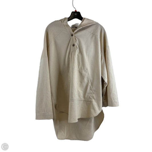 Top Long Sleeve By Zara In Beige, Size: S