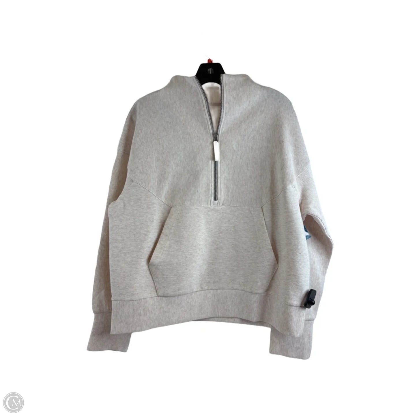 Sweatshirt Collar By Te Verde In Beige, Size: L
