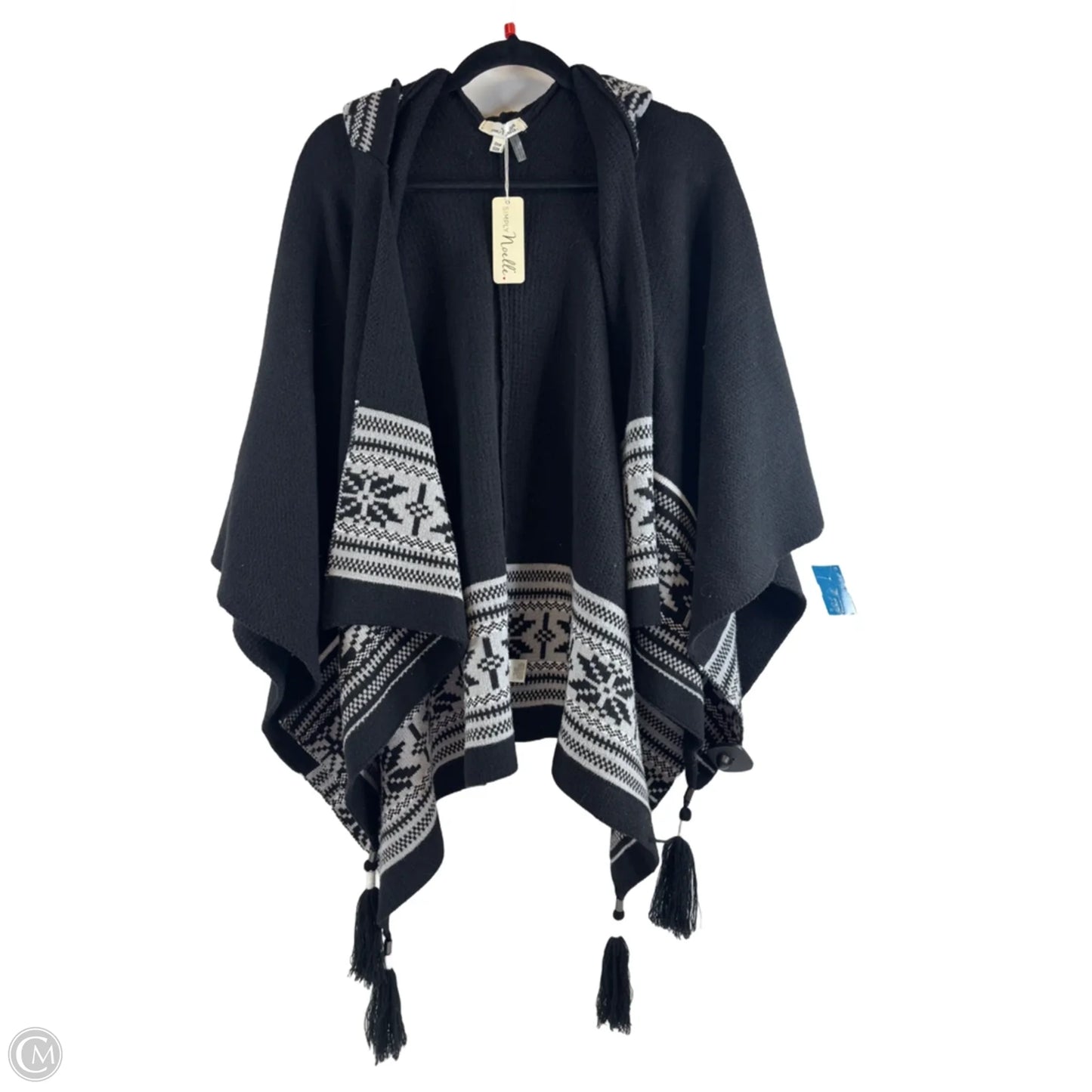 Shawl By Simply Noelle In Black & Grey, Size: Osfm