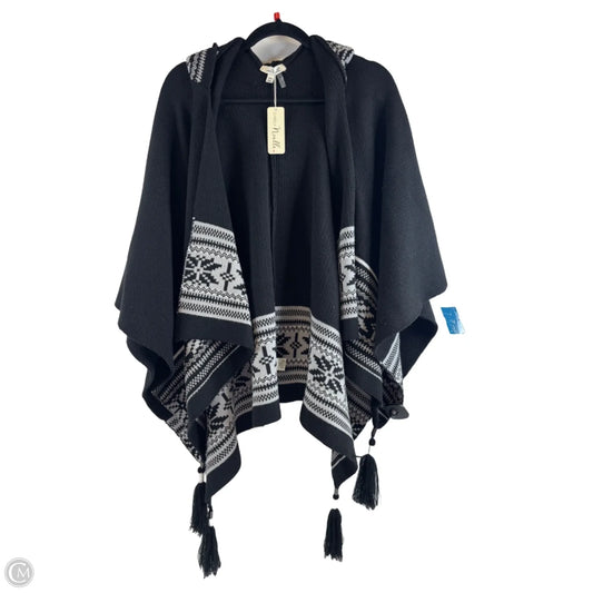 Shawl By Simply Noelle In Black & Grey, Size: Osfm