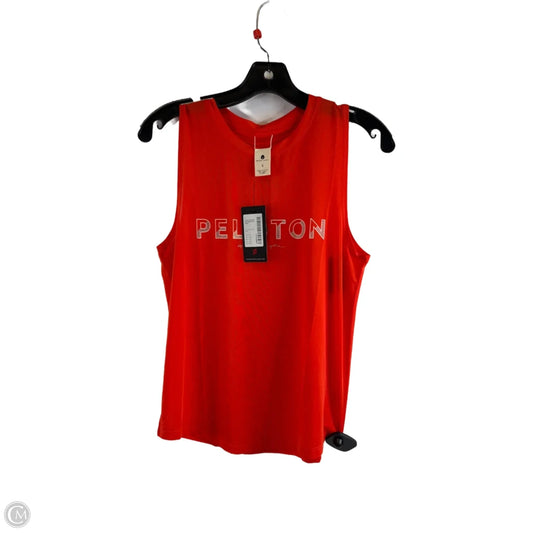 Athletic Tank Top By Peloton In Orange, Size: S