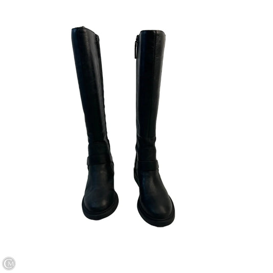 Boots Knee Flats By Nine West Apparel In Black, Size: 6.5