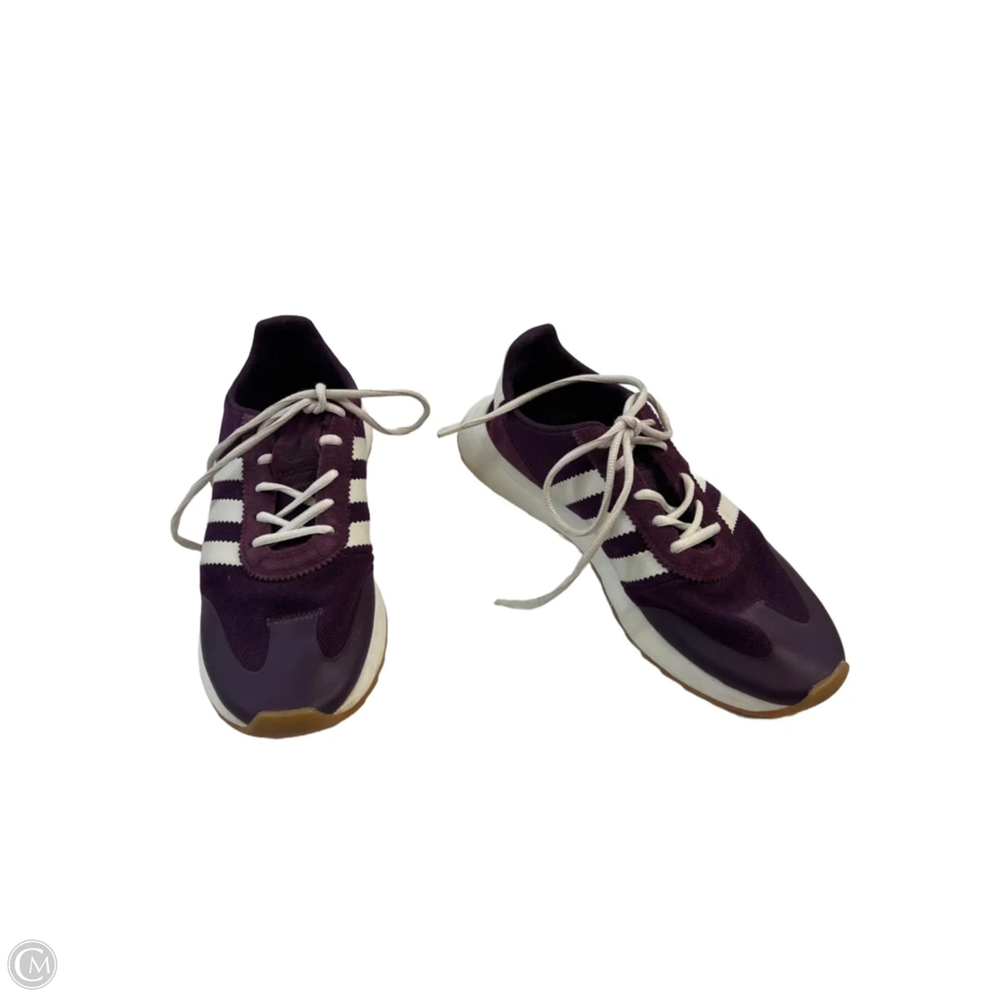 Shoes Sneakers By Adidas In Purple & White, Size: 7.5