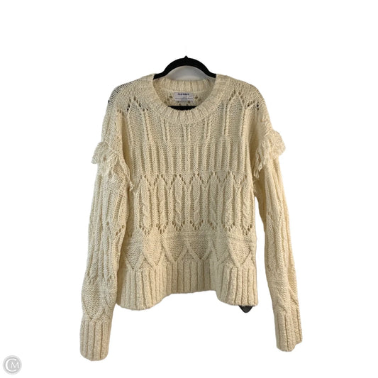 Sweater By Old Navy In Cream, Size: M