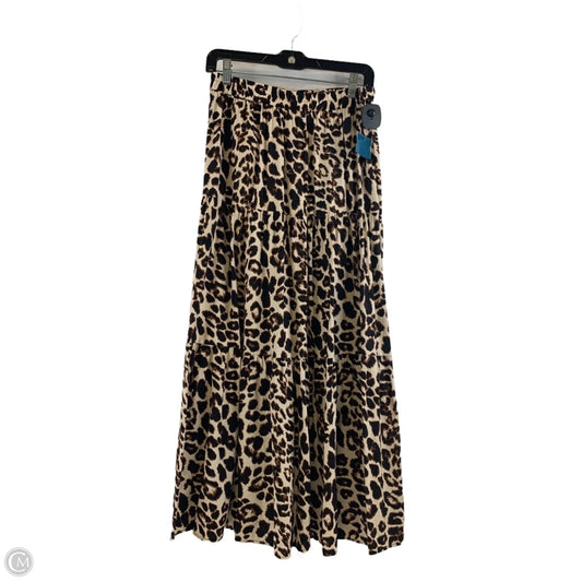 Skirt Maxi By Les Amis In Leopard Print, Size: 8