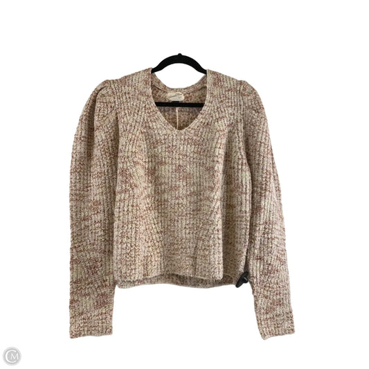 Sweater By Universal Thread In Pink & Tan, Size: L
