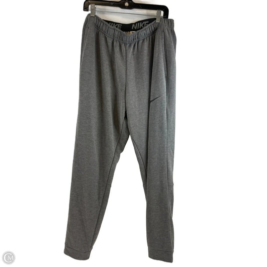 Athletic Pants By Nike Apparel In Grey, Size: Xl