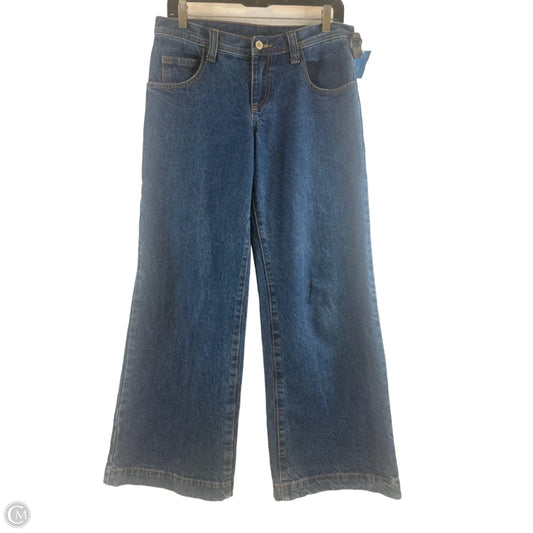 Jeans Wide Leg By Clothes Mentor In Blue Denim, Size: 4