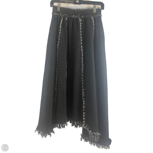 Skirt Midi By Clothes Mentor In Grey Denim, Size: 4