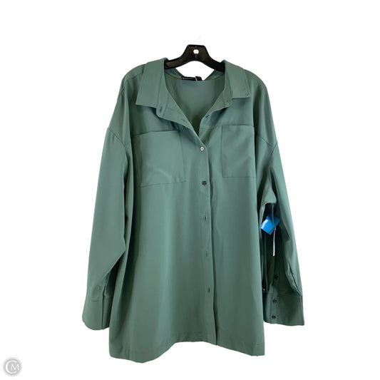 Top Long Sleeve By Torrid In Green, Size: 2x