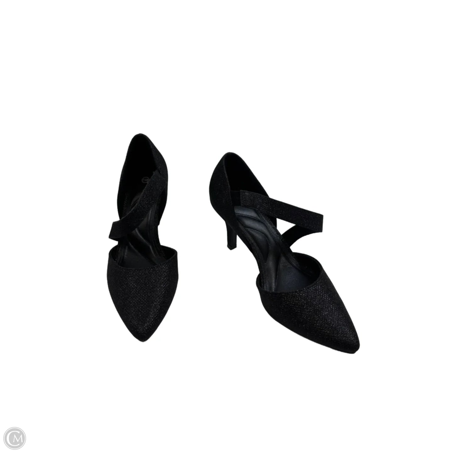 Shoes Heels Kitten By Clothes Mentor In Black, Size: 7.5
