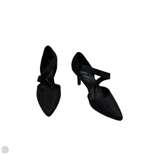 Shoes Heels Kitten By Clothes Mentor In Black, Size: 7.5