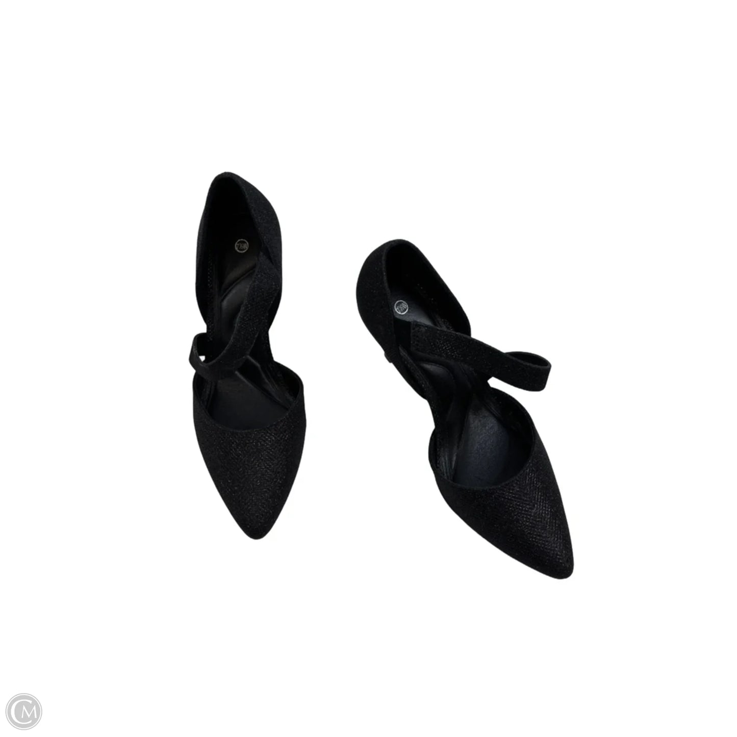 Shoes Heels Kitten By Clothes Mentor In Black, Size: 7.5