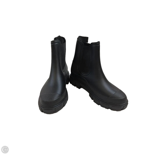 Boots Ankle Flats By Clothes Mentor In Black, Size: 8.5