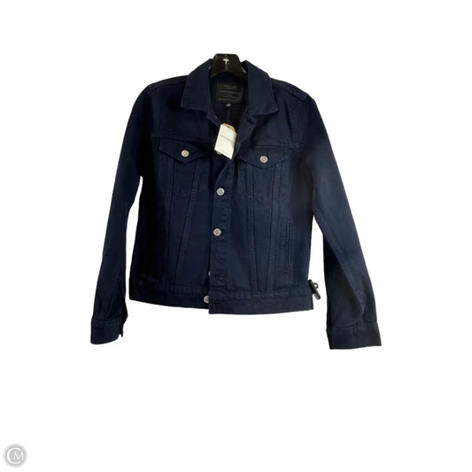 Jacket Denim By Lucky Brand In Blue Denim, Size: S