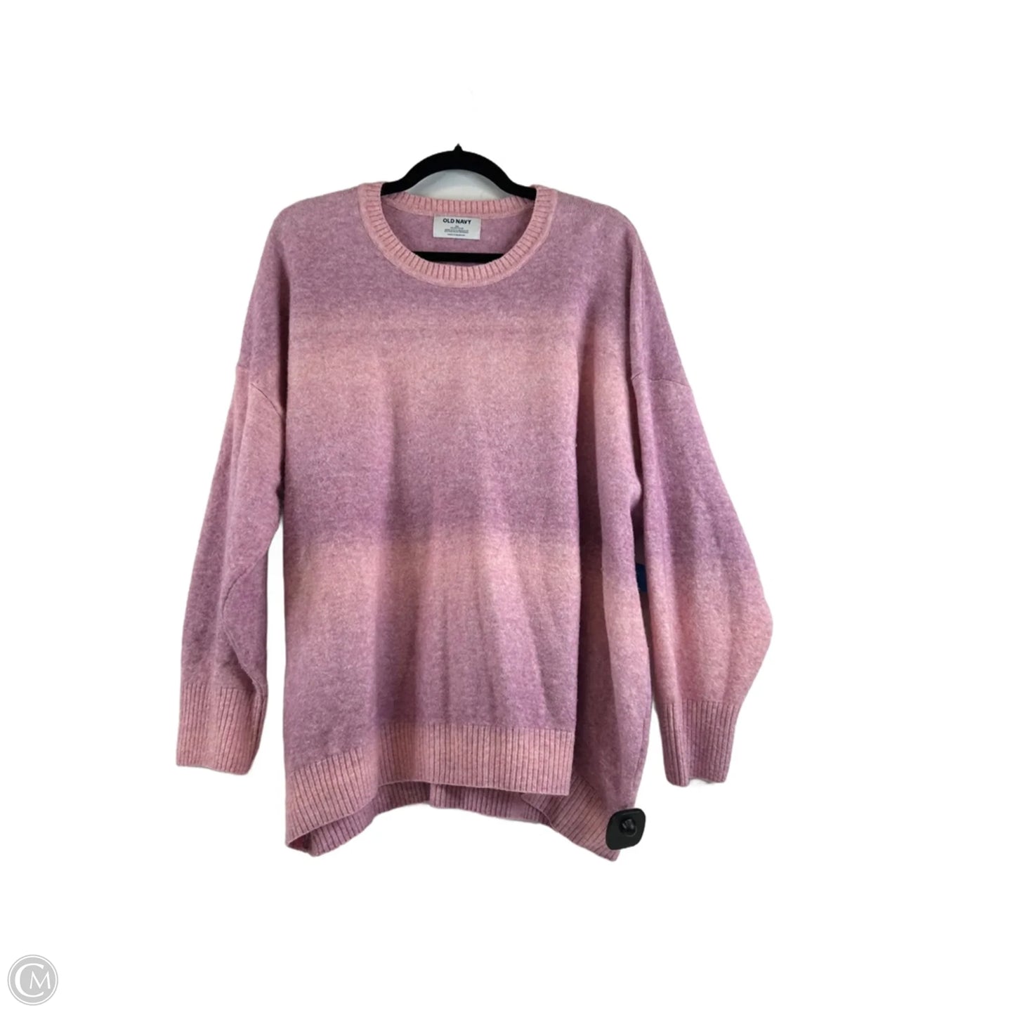 Sweater By Old Navy In Pink & Purple, Size: 2x