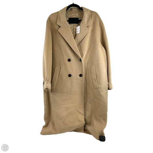 Coat Designer By Coach In Tan, Size: L