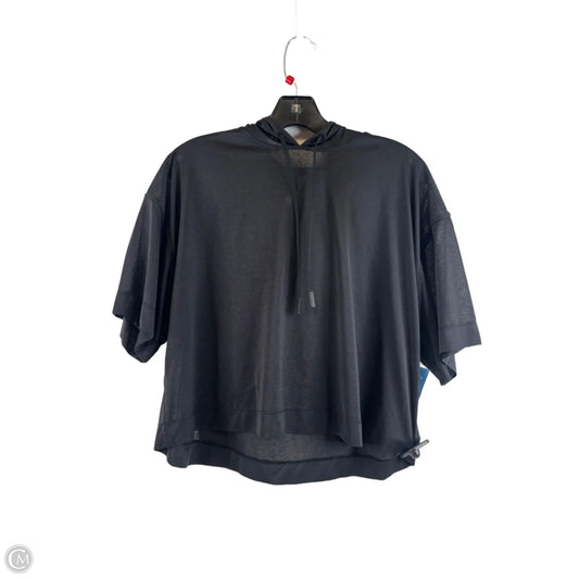 Athletic Top Short Sleeve By Athleta In Black, Size: Xs
