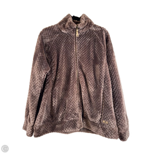 Jacket Faux Fur & Sherpa By Zero Xposure In Brown, Size: Xl