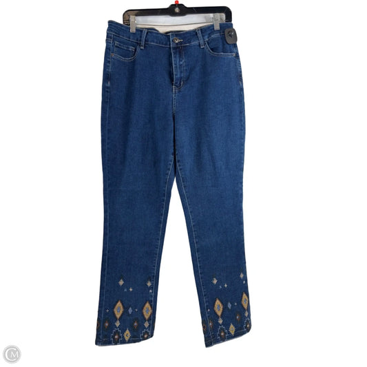 Jeans Wide Leg By Charlie B In Blue Denim, Size: 12