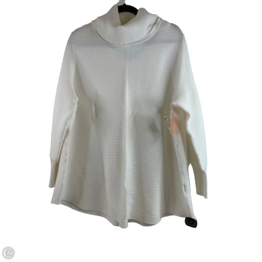 Sweater By Cyrus In White, Size: 3x