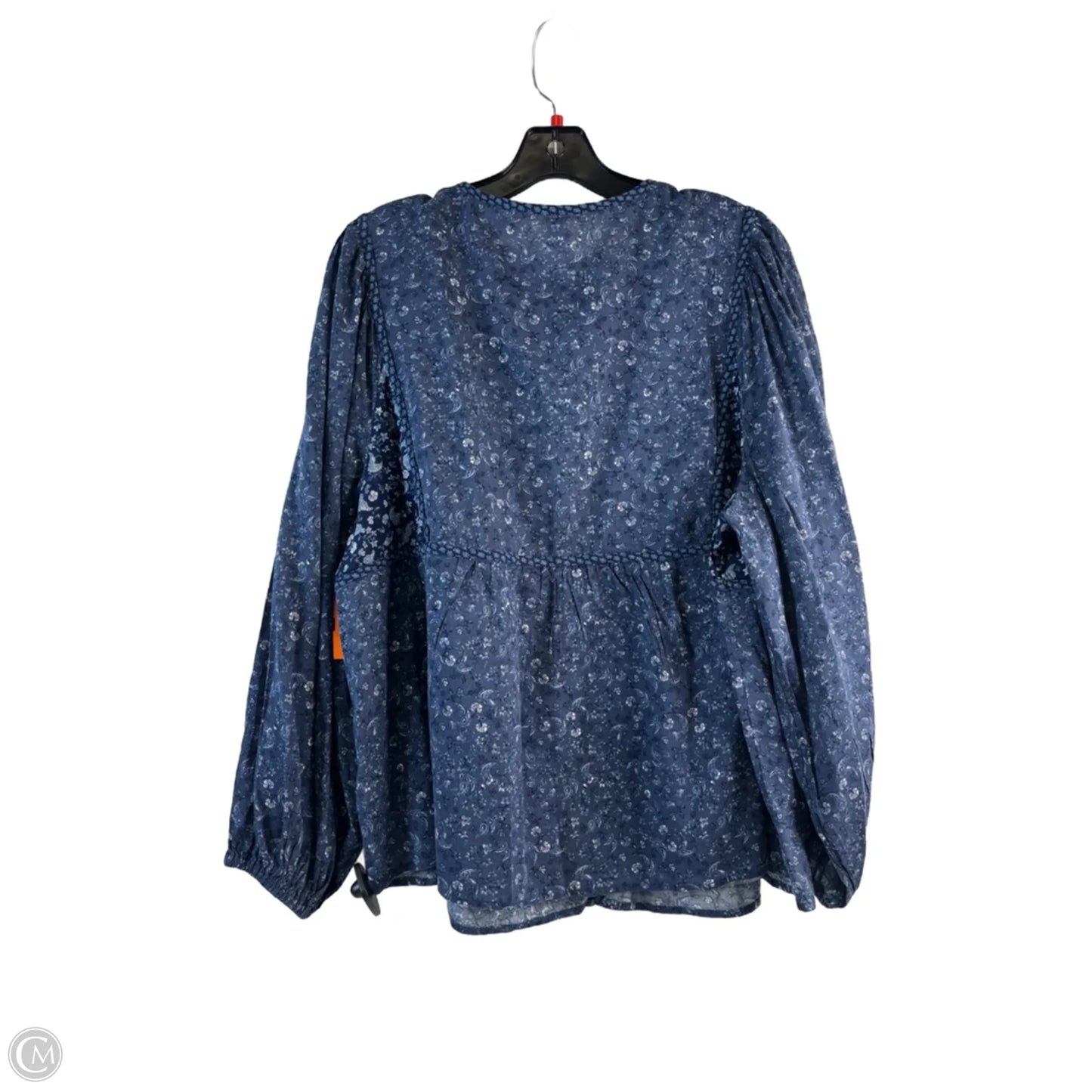 Top Long Sleeve By Old Navy In Blue, Size: Xl